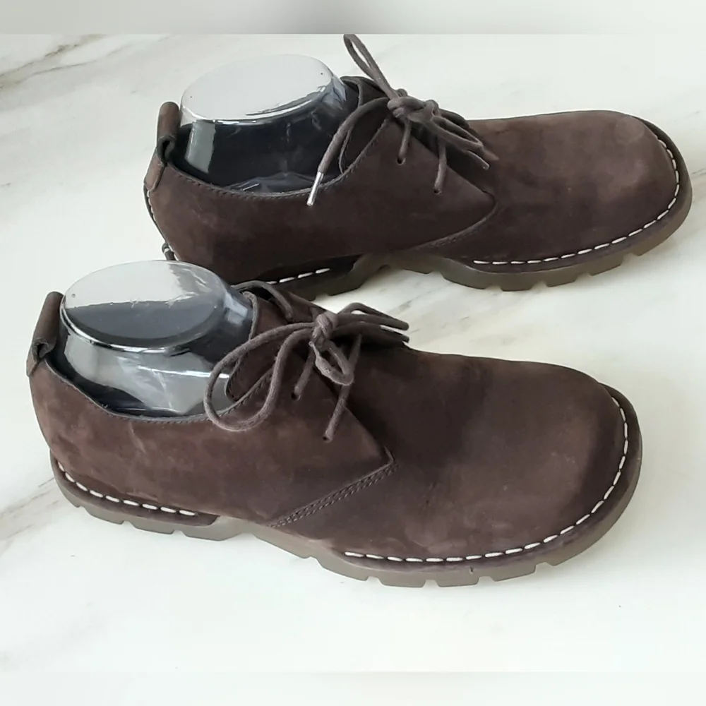 Cole Haan Country Brown Suede Nubuck Leather Lace Up Chukka Oxford Sz 8M